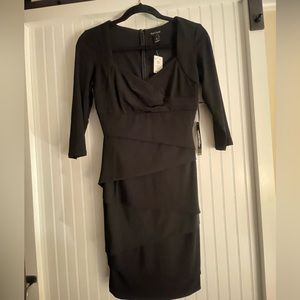 White House Black Market black dress w/ built-in shapewear